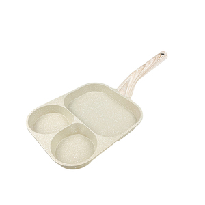 Pressofusione in alluminio quadrato padella per la colazione pentole da cucina <span class=keywords><strong>3</strong></span>-in-1 antiaderente torta all'uovo - Product Image 6