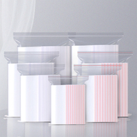 Sacs en plastique transparents personnalisables en PE avec fermeture éclair, taille sur mesure, réutilisables, impression par gravure, fabricant chinois