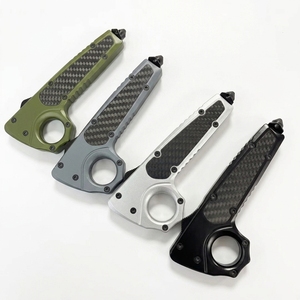 Cuchillo de Camping de Alta Calidad Micro Tech Edición Aluminio, Herramienta EDC de Bolsillo, Acero Inoxidable, Mango de Aluminio OEM - Product Image 1