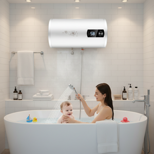 <span class=keywords><strong>Chauffe</strong></span>-<span class=keywords><strong>eau</strong></span> électrique à accumulation à réservoir plat, affichage numérique, chauffage rapide 2000W, pour toilettes, bain et douche - Product Image 1