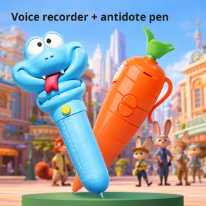Penna Registratore Vocale a Forma di Carota Personalizzata YSJ, Penna a Sfera con Funzione di Registrazione, Articolo di Cancelleria Originale per Bambini - Product Image 6