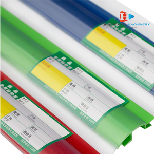 Máquina extrusora de tira de datos, Soporte de etiquetas de precio de PVC, transparente, para <span class=keywords><strong>supermercado</strong></span> - Product Image 3