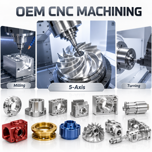 Usine de services d'usinage CNC de précision |   Pièces en acier inoxydable usinées sur mesure, anodisées et polies |   Ultra High - Product Image 1