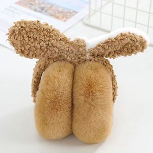 Orejeras con Orejas de Conejo, Color Rosa, Cálidas para Invierno, Plegables, Protección Auditiva para Ciclismo al Aire Libre - Product Image 2