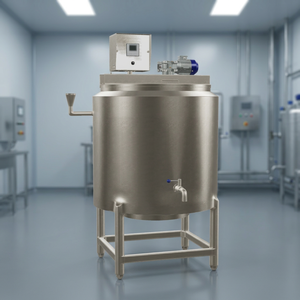 Pasteurisateur de crème glacée de 600 litres |   Cuve de pasteurisation industrielle pour mélange de crème glacée |   Machine de pasteurisation automatique de produits laitiers - Product Image 3