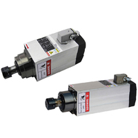 2.2kw refroidisseur d'air montage bride base broche moteur travail pour bois cnc GDZ80 * 73-2.2