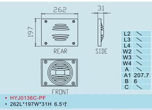 Accesorios de matriz de línea, enchufe de fase de altavoz para altavoz de rango medio de 6,5 pulgadas, accesorios de matriz de línea de - Product Image 3