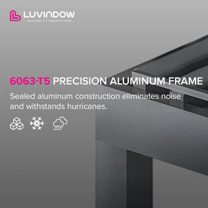 Luvindow Louver atap logam Aluminium, <span class=keywords><strong>Pergola</strong></span> Taman mewah Modern luar ruangan tahan air - Product Image 6
