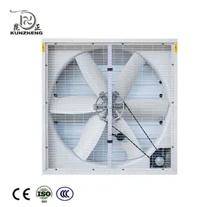 1530mm axial cooling air machine wall mounted box fan long service life quadrate type FRP fan Suitable for factory production