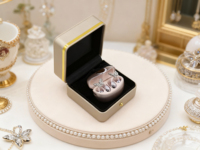 Silnek M106 Hadiah Hari Valentine 2 in 1 Anting Earphone Bluetooth Dapat Dilepas DIY Aksesoris Earbud Jepit Telinga Berlian Halus