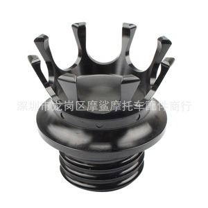 ฝาถังน้ำมันรถจักรยานยนต์ mochark สีดำเงินชุบทอง1200สำหรับการเดินทางฮาร์เลย์ XL883หางนิ่ม - Product Image 2