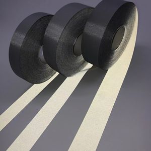 <span class=keywords><strong>His</strong></span> <span class=keywords><strong>Dark</strong></span> 100% Poliéster Materiales de tela reflectante de alta visibilidad Tiras de cinta de seguridad para ropa - Product Image 2