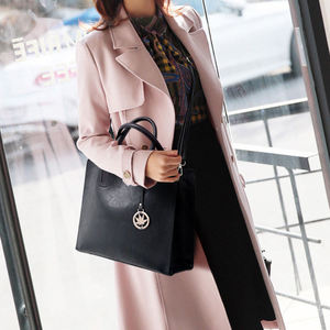 กระเป๋าถือสะพายไหล่ผู้หญิงคุณภาพสูง ซิปครึ่งหนึ่ง ทำจากหนัง PU  แบบสะพายข้าง - Product Image 5