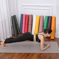 Tapis de yoga NBR moins chers, logo personnalisé, ensembles de yoga fitness pour femmes, tapis de yoga TPE