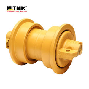 Rouleau de chenille à double bride durable et traité thermiquement pour chenilles de bulldozer D6M D6K, adapté aux travaux de terrassement - Product Image 2