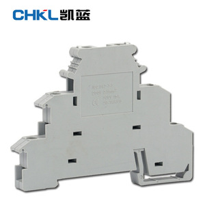 CHKL DIKD1.5 บล็อกขั้วต่อ 3 ชั้น ขนาด 73x54x6.2 มม. สำหรับการเดินสายเซ็นเซอร์ - Product Image 3