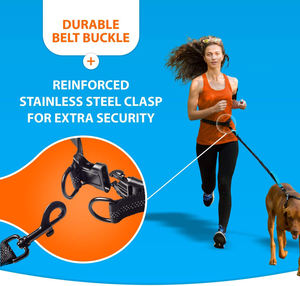 مقود كلب احترافي بدون استخدام اليدين من NIBAO مع مجموعة غرز عاكسة للتدريب - Product Image 4