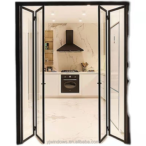 モダンな室内ドア、住宅用アルミドア、アコーディオンドア - Product Image 3