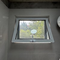 Fenêtre à guillotine multi-chambres en PVC, profilé vinyle, verre trempé, pour construction résidentielle neuve, conforme NFRC