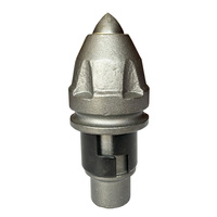 Foret à pointe en carbure B47K22H-LN/55MM 38/30mm, dents de trancheuse en acier au carbone forgé, outil de forage pour plateforme de forage rotative