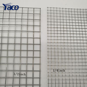 1/4 pouce galvanisé treillis métallique soudé cage à oiseaux en treillis métallique soudé carré maille tissu serpent clôture - Product Image 3