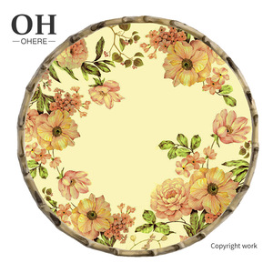 Service de vaisselle en porcelaine fine Ohere Bamboo, design floral vintage, pour la maison, les mariages ou comme cadeau. - Product Image 2