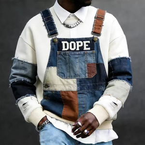 เสื้อสเวตเชิ้ตผู้ชายปักลาย ขนาดใหญ่พิเศษ ผ้าฝ้าย 100% แขนยาว ระบายอากาศได้ดี สวมใส่สบายๆ - Product Image 3