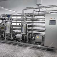 10 t/h Pasteurisateur de lait/yaourt Machine Uht Machine de pasteurisation de lait Uht Ligne de production de lait Uht Machine à vendre