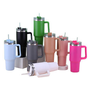 2024 nouvelle tasse à thé isolée à double paroi sous vide de première génération tasse en acier inoxydable 30oz 40oz gobelets tasse avec poignée - Product Image 1