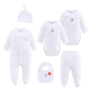 ชุดของขวัญเสื้อผ้าเด็กแรกเกิด 6 ชิ้น ชุดรอมเปอร์สำหรับเด็กแรกเกิด - Product Image 3