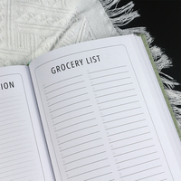 Journal intime du campus Mimi Kokuyo A4, couverture rigide en tissu, design minimaliste personnalisable avec cahier imprimé