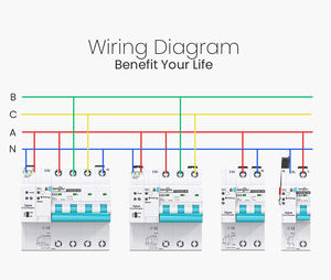 Toqcb2 Slimme Mcb Tuya 1-4P 63a Zigbee Meting Automatisch Hersluiten 220V Din Rail 10ka Ce Gecertificeerd 50/60Hz - Product Image 4