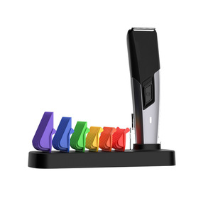 Set de Recortadora de Barba para Hombre 5 en 1, Afeitadora Eléctrica Recargable con Base, Carga Rápida USB C, 90 Minutos de Autonomía - Product Image 2