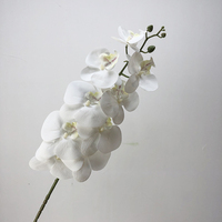 Bunga Mawar Putih Buatan K-0584, Bunga Hydrangea Tunggal Buatan untuk Dekorasi Rumah dan Pernikahan