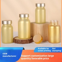Capsule en verre de qualité alimentaire de Golden Health Products pour comprimés de poudre de médecine Bonbons sous-embouteillage de phytothérapie chinoise