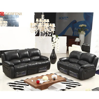 Best-seller Mobilier Fauteuil moderne en cuir Fauteuil inclinable manuel de luxe Fauteuil de canapé Fauteuil inclinable