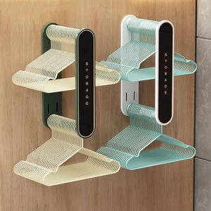 Perchero retráctil de pared al por mayor, organizador de ropa para balcón, diseño innovador, gancho para abrigos de baño - Product Image 3