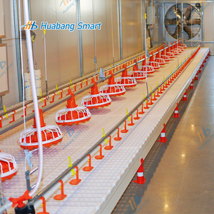 Gà trang trại gia cầm nông nghiệp thiết bị gia cầm cho ăn tự động hệ thống Gà Thịt Pan Feeder gia cầm cho ăn Hệ thống dòng - Product Image 1