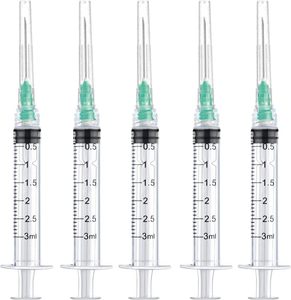 Jeringa Veterinaria Desechable de 3 ml con Aguja de Seguridad para Inyección Animal - Product Image 1