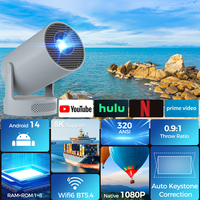 Proyector Portátil Multimedia Magcubic HY300pro+ en Oferta, Proyector de Video para Dormitorio con Android 14, Cine en Casa 720P LED LCD Compatible con 4k