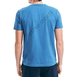 T-shirts à col en V de conception personnalisée et au design unique pour hommes Service OEM ODM T-shirts pour hommes respirants de qualité supérieure - Product Image 3