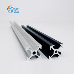 Vente directe d'usine d'aluminium, alliage d'aluminium de haute qualité 3030 à rainure en T, personnalisable dans toutes les couleurs, alliage d'aluminium 6063 T5 - Product Image 2