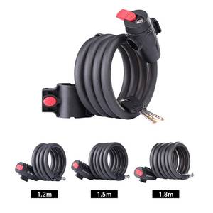 Candado de Cable de bicicleta Candado de Cable de seguridad antirrobo de servicio pesado versátil para motocicleta eléctrica MTB - Product Image 6