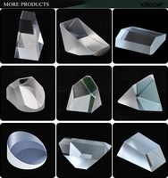 Rétroréflecteurs personnalisés prisme de cube d'angle en verre optique pour équipement de station totale
