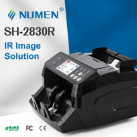 Machine de comptage de billets de banque NUMEN SH-2830R, machine de comptage de billets de banque à usage intensif, avec technologie d'imagerie IR