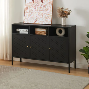 Moderno nuovo soggiorno metallo TV Stand in Rattan in acciaio credenza TV Stand Cabinet metallo <span class=keywords><strong>tavolino</strong></span> <span class=keywords><strong>per</strong></span> mobili <span class=keywords><strong>per</strong></span> la casa uso cucina - Product Image 6