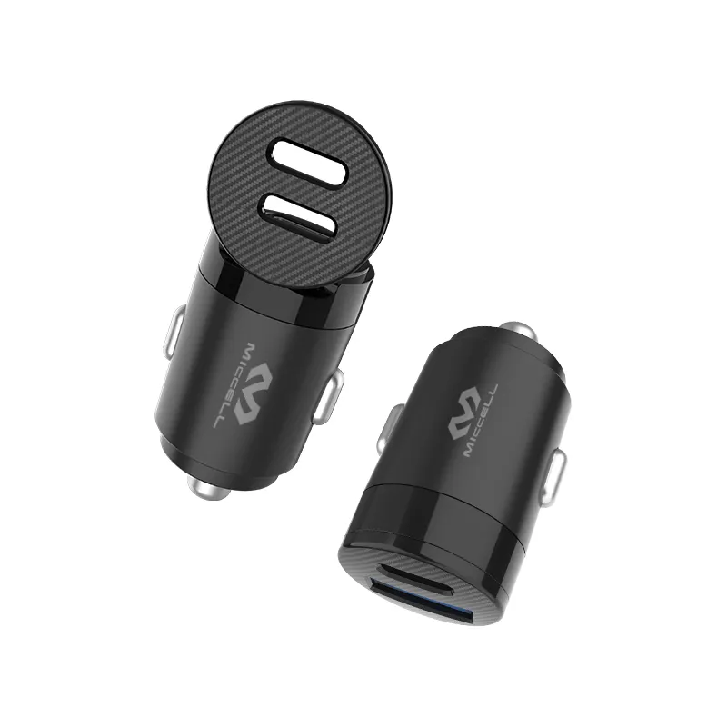 Super fast car charger adapter 20w 30w 60w usb type c car phone charger usb c car charger 3.0 quick charge for laptop