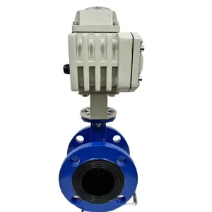 DN150 DN 80 DN250 DN200 10inch ANSICL150 Resilient Ductile Iron Wafer Type Pneumatic Actuator Butterfly Valve