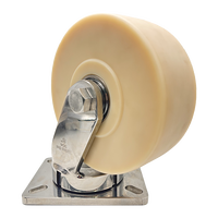 VIMA nouveau produit 8 pouces 200mm roue pivotante en nylon en acier inoxydable 2500kg chariot chariot conteneur roulette robuste
