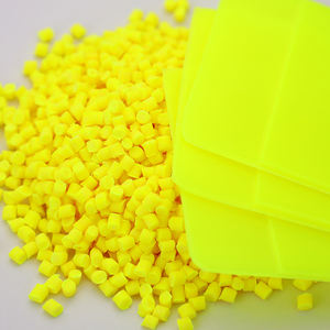 Настройте или предоставьте образцы красочных гранул маточной смеси фиолетовый зеленый синий желтый оранжевый гранулы - Product Image 6